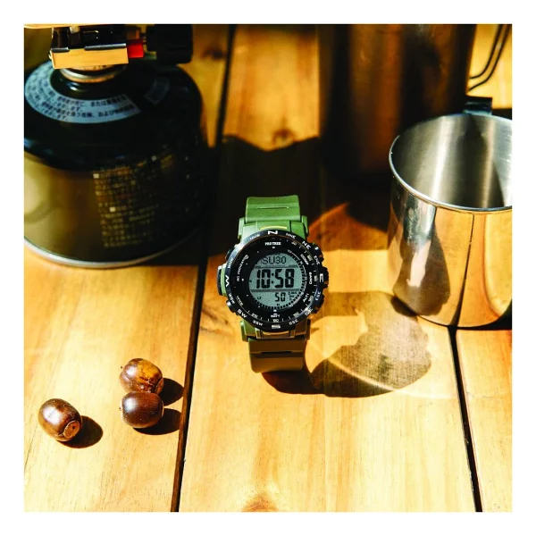 Casio Pro Trek Prw-35y-3bdr Haki Erkek Kol Saati - Görsel 8