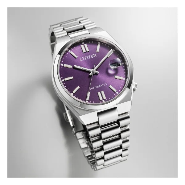 Citizen Tsuyosa Nj0200-50w Mor Erkek Kol Saati - Görsel 5