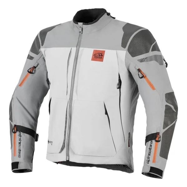 Alpinestars Nazca 3l Gore-Tex Pro Erkek Gri 4 Mevsim Motosiklet Montu - Görsel 4