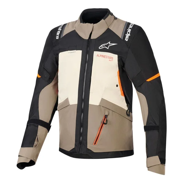 Alpinestars Andes V4 Drystar Erkek Kahverengi-Siyah 4 Mevsim Motosiklet Montu - Görsel 10