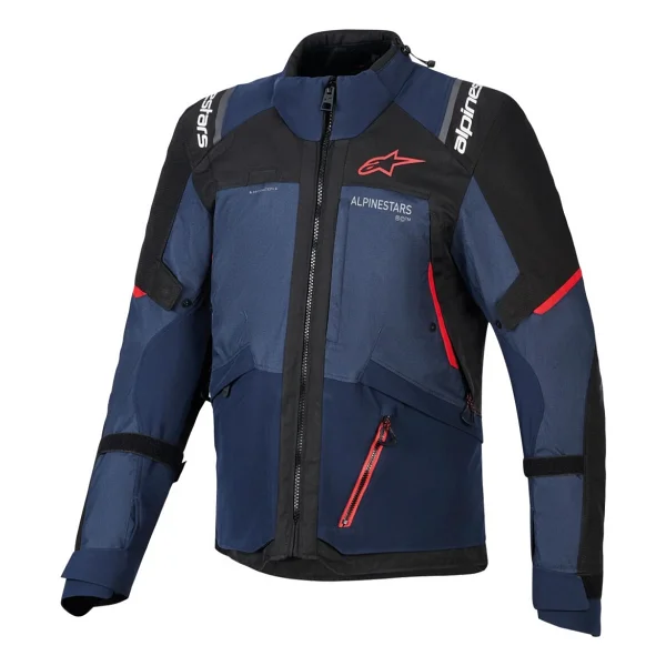 Alpinestars Andes V4 Drystar Erkek Siyah-Mavi 4 Mevsim Motosiklet Montu - Görsel 9