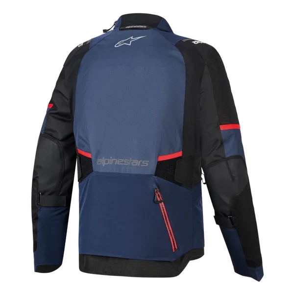 Alpinestars Andes V4 Drystar Erkek Siyah-Mavi 4 Mevsim Motosiklet Montu - Görsel 2