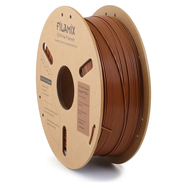 Filamix Hyper Speed PLA 1.75 mm 1 kg Kahverengi Filament - Görsel 4