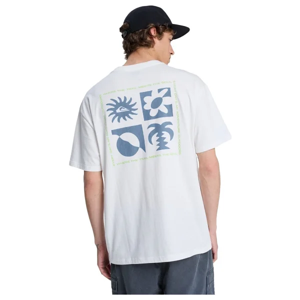 Quiksilver Evo Blossom Of Beyaz Baskılı Erkek T-Shirt - Görsel 4
