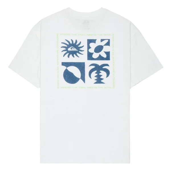 Quiksilver Evo Blossom Of Beyaz Baskılı Erkek T-Shirt - Görsel 6
