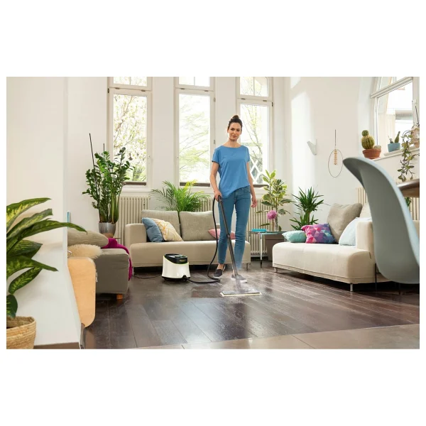 Karcher Çok Amaçlı Buharlı Temizlik Makinesi 1900w Ev Tipi Yüksek Basınçlı Buharlı Mop Fayans Parke Ve Derz Temizleyici Kesintisiz Yoğun Buhar Gücü Dayanıklı Sc 3 Deluxe Seti - Beyaz - Görsel 9