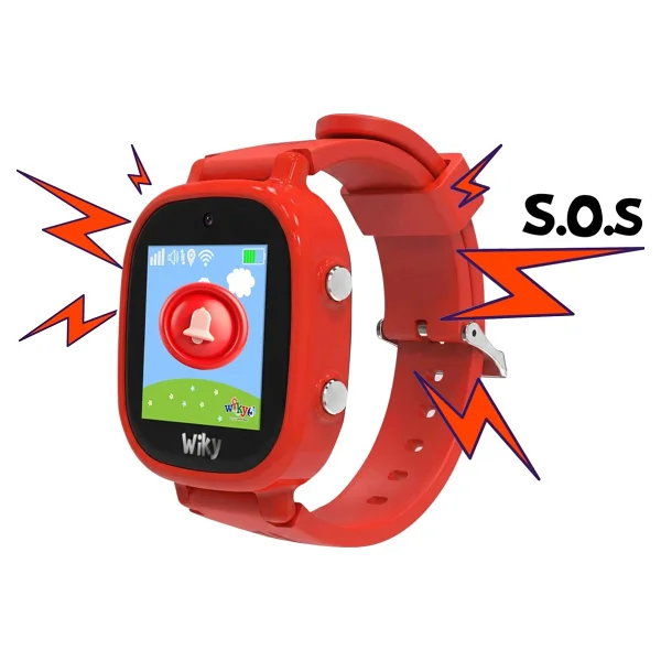 Wiky Watch 5e Kırmızı Akıllı Çocuk Saati - Görsel 6