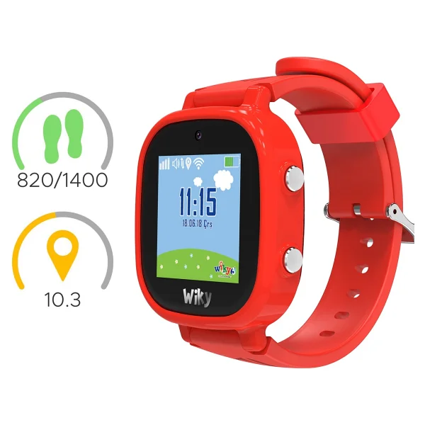 Wiky Watch 5e Kırmızı Akıllı Çocuk Saati - Görsel 7