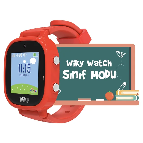 Wiky Watch 5e Kırmızı Akıllı Çocuk Saati - Görsel 10