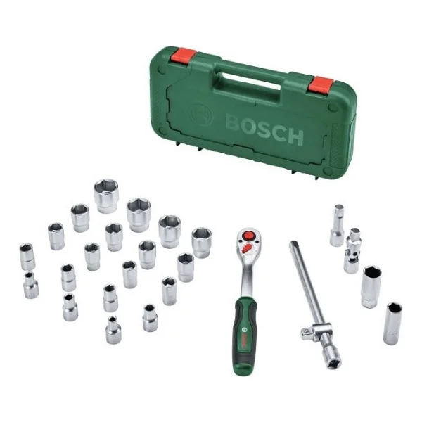Bosch 1/2 25 Parça Cırcırlı Somun Sıkma Seti + Bosch Çok Amaçlı Alet Pense Çakı (16 Özellik) - Görsel 2