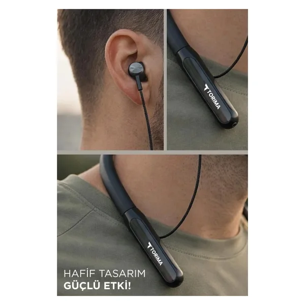 Torima Tb10 Boyun Askılı Kulak İçi Bluetooth Kulaklık - Görsel 4