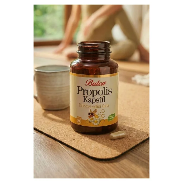 Balen Propolis Kapsül - 670 Mg 80 Kaspsül - Destekleyici Takviye Edici Gıda - -- - Görsel 4