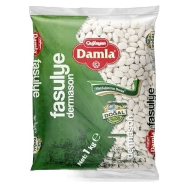 Damla Dermason Fasulye 1 Kg - Görsel 2