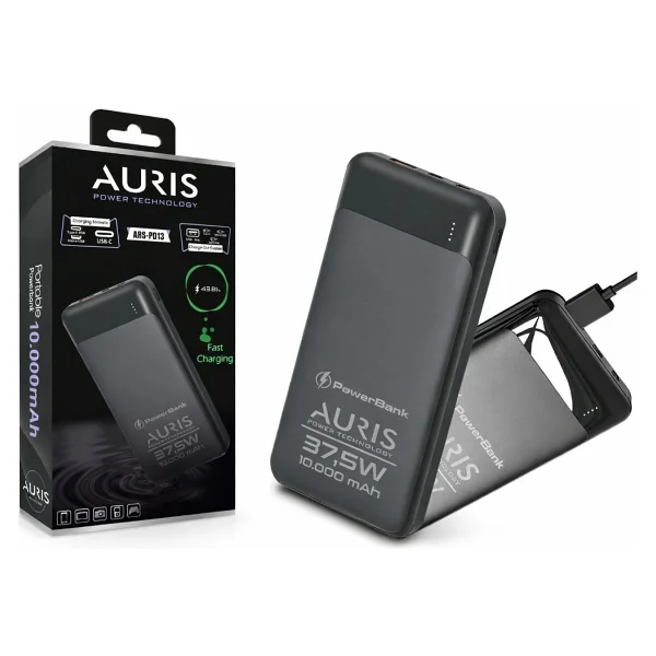 Auris ARS-PD13 10000 mAh Hızlı Şarj Powerbank - Görsel 2
