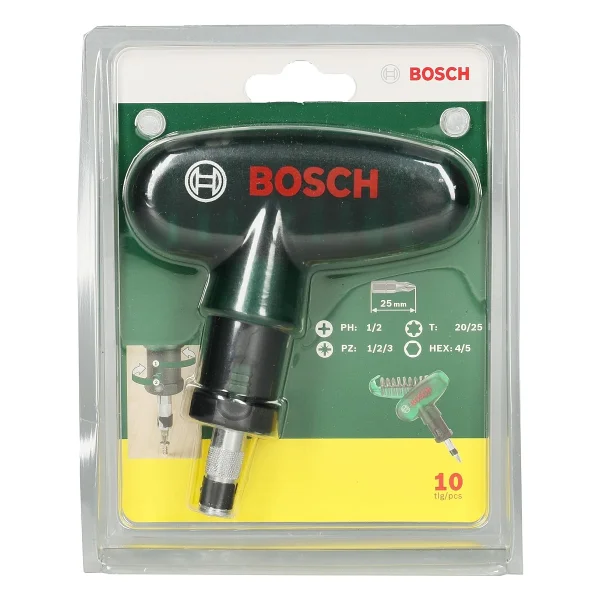 Bosch Professional Accessories Diy Circirli Tornavida Ve 9 Vidalama Ucu, Gri - Görsel 2