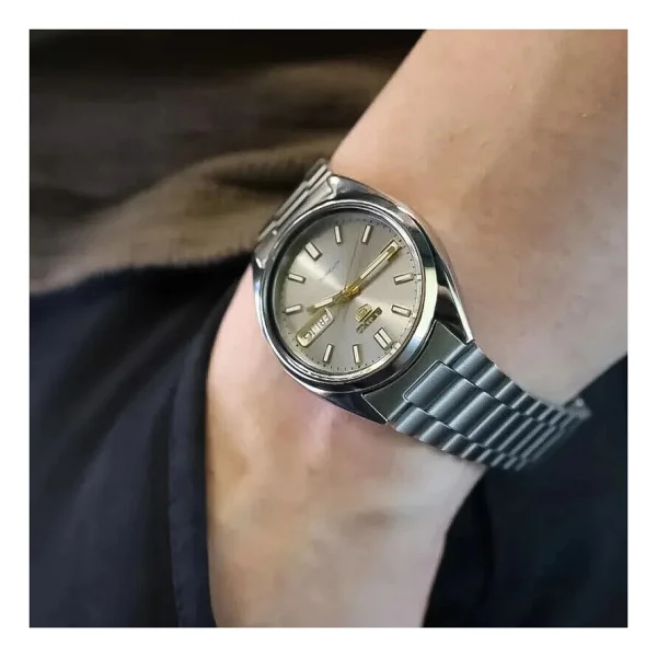 Seiko 5 Snxs75 Gümüş Erkek Kol Saati - Görsel 8