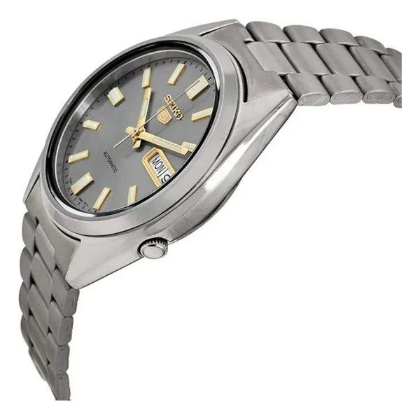 Seiko 5 Snxs75 Gümüş Erkek Kol Saati - Görsel 9