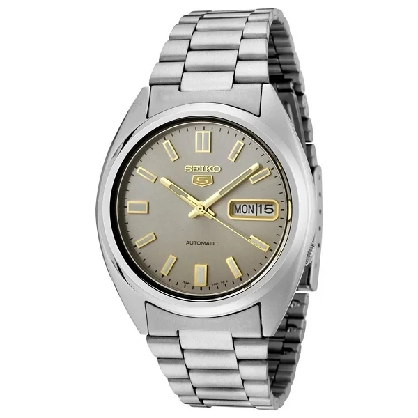Seiko 5 Snxs75 Gümüş Erkek Kol Saati - Görsel 10