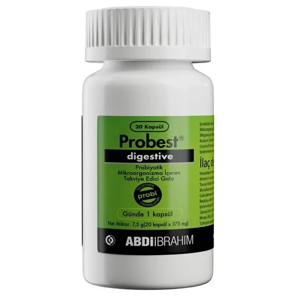Probest Probiyotik Digestive 20 Kapsül - Sindirim Sistemi Destekleyici Abdi İbrahim - Görsel 10