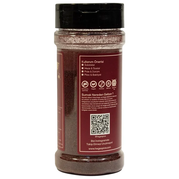 Hege Spice Sumak 100 Gr - Görsel 4