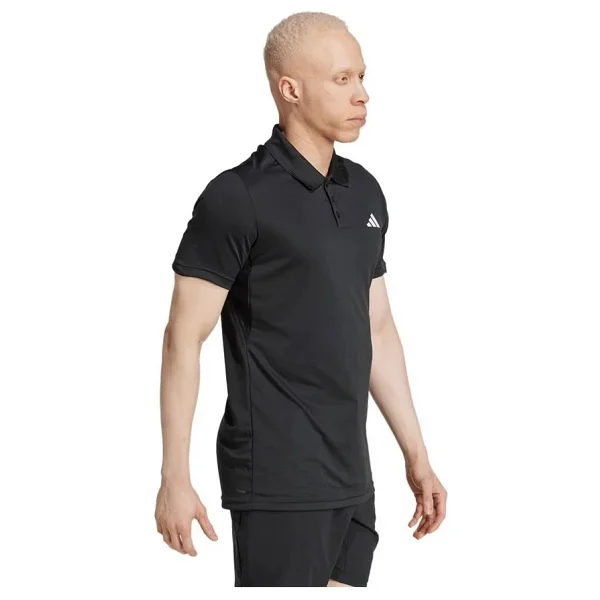 Adidas Tennis Climacool Freelift Jh3381 Siyah Kısa Kollu Polo Yaka Erkek Spor Tişört - Görsel 6