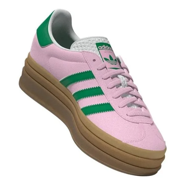 Adidas Gazelle Bold IE0420 Pembe-Yeşil Kadın Spor Ayakkabı - Görsel 7