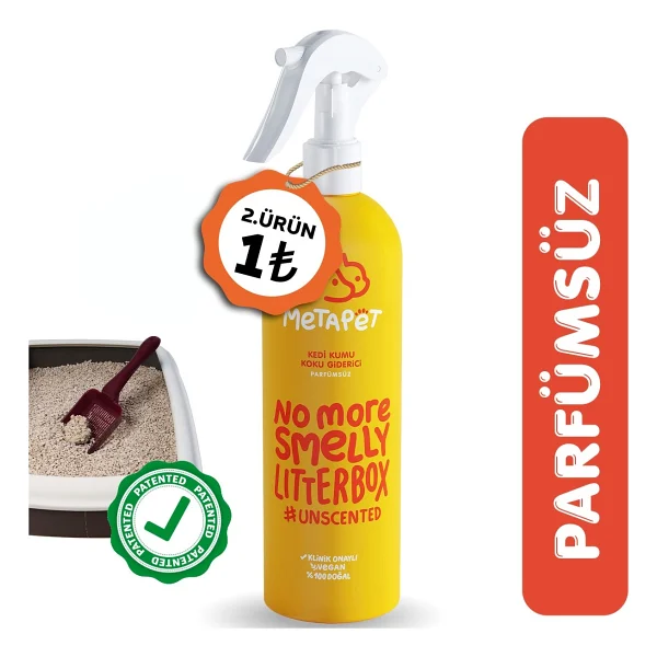 Metapet Parfümsüz 400 Ml Kedi Kumu Koku Giderici Sprey - Görsel 9
