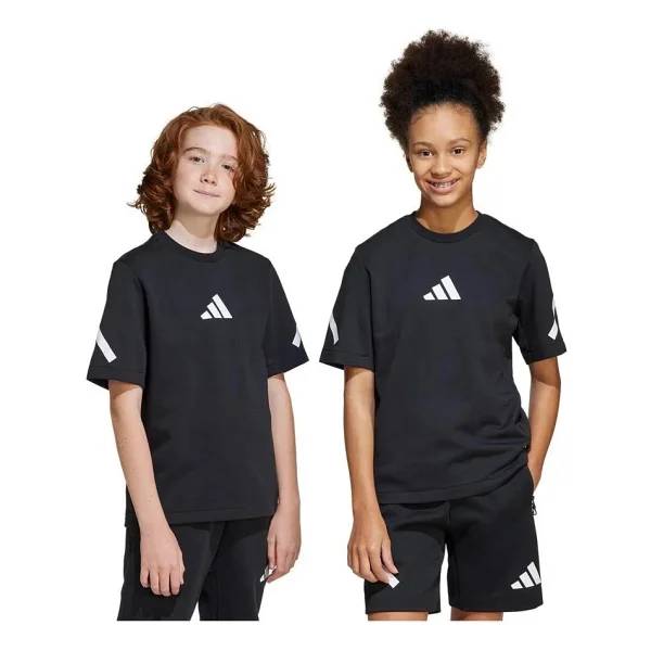 Adidas Z.N.E. Jd0017 Siyah Kısa Kollu Bisiklet Yaka Çocuk Tişört - Görsel 7