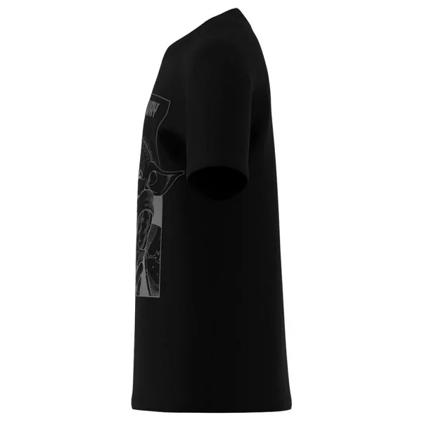 Adidas X Star Wars The Mandalorian Graphic Jd4547 Siyah Kısa Kollu Bisiklet Yaka Çocuk Tişört - Görsel 9