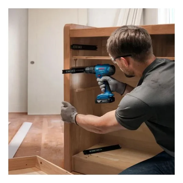 Bosch Professional GSB 183 Tek Akülü 2 Ah Darbeli Matkap Şarjlı + V-Line 103 Parça Karışık Aksesuar Seti+ Bosch Sırt Çantası - Görsel 5