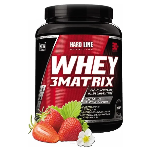 Hardline Nutrition 3 Matrix 908 Gr Whey Protein Tozu - Görsel 2