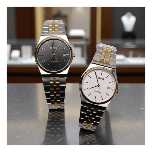 Casio Standart Mtp-B145sg-1avdf Gümüş-Siyah Erkek Kol Saati - Görsel 3