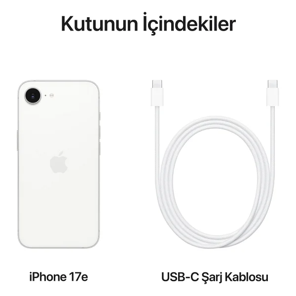 iPhone 17e 512 GB Beyaz - Görsel 9
