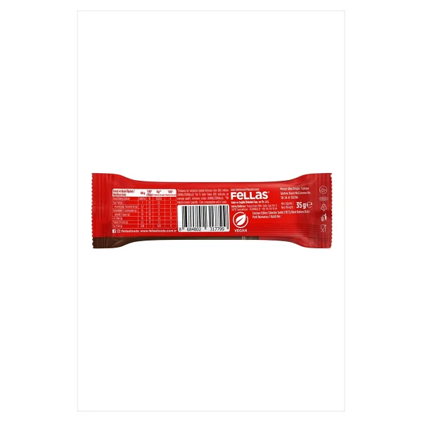 Fellas Choco - Çikolata Kaplı Duble Kakaolu Meyve Bar (35 G) X12 Adet - 12 X 35 G - Görsel 3