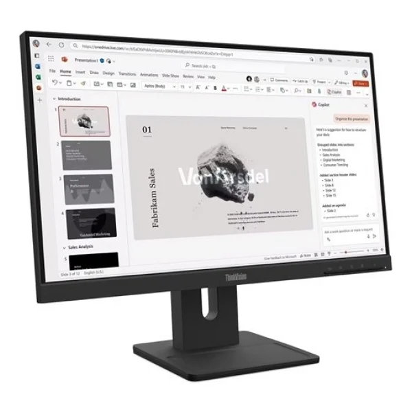 Lenovo Thinkvision E22-40 64c9mar6tk 21.5" 4 Ms Full HD Pivot Ips 100 Hz Monitör - Görsel 7