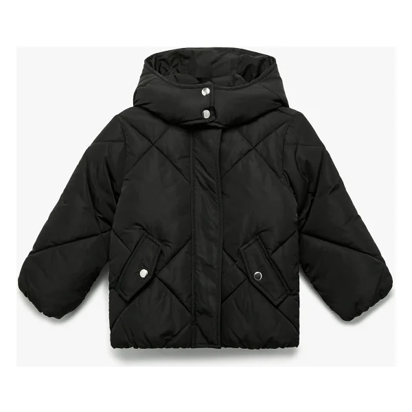 Koton 6wmg00003aw Kapüşonlu Kız Bebek Mont - Görsel 8