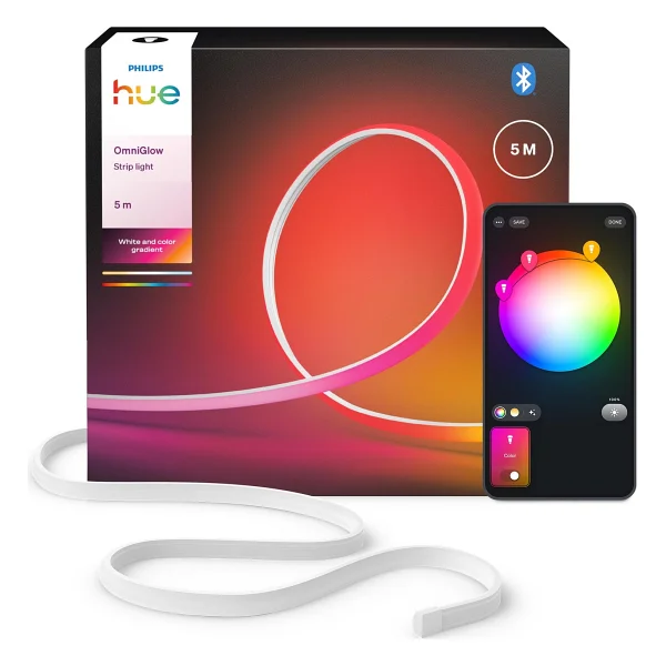 Philips Hue OmniGlow 5 m RGB Şerit LED - Görsel 10