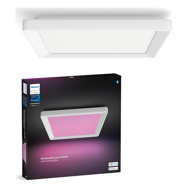 Philips Hue Tento 30x30 Cm Akıllı LED Panel Armatür - Görsel 8