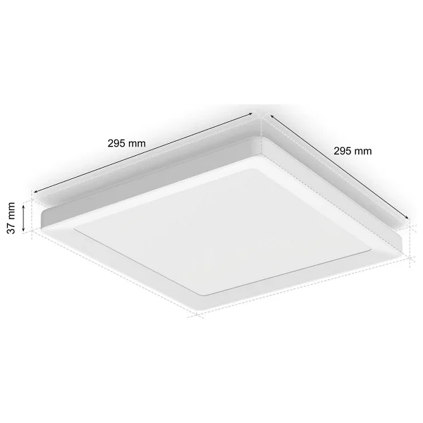 Philips Hue Tento 30x30 Cm Akıllı LED Panel Armatür - Görsel 5