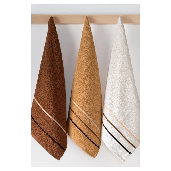 Dnzgülcan Mira 6'lı %100 Pamuk Havlu Seti Beden Ve Banyo Havlusu 50x90 Cm - Görsel 5