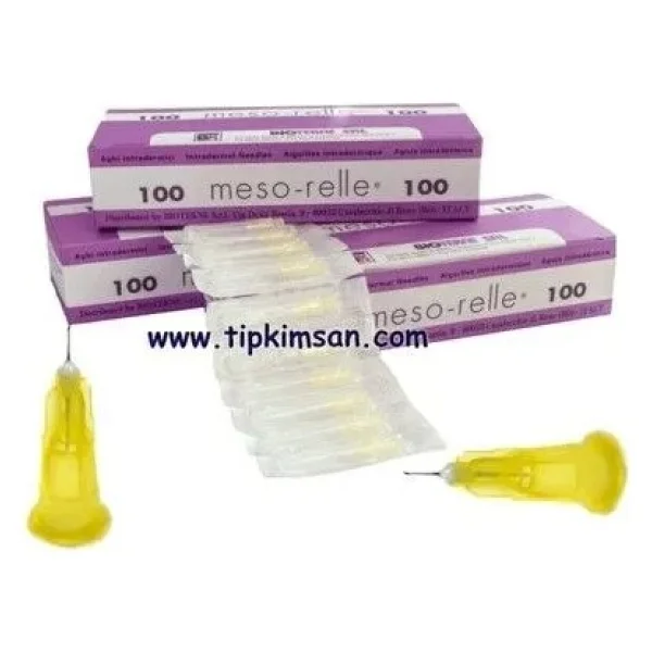 Ayset 30g 0.30 X 4 Mm Steril Mezoterapi İğnesi 50 Adet Yüksek Akışkanlık Ve Konforlu Kullanım - Görsel 3