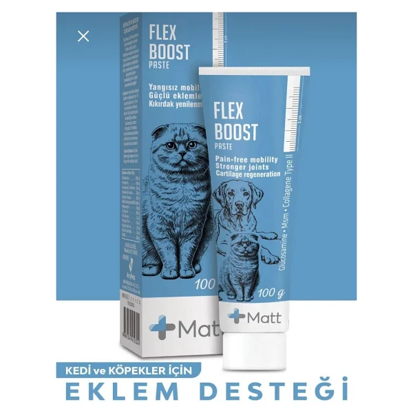 Matt Flex Boost Eklem Sağlığı Destekleyici 100 Gr Köpek Kedi Macunu - Görsel 3
