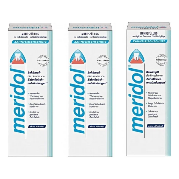 Meridol Diş Eti Bakım 400 Ml 3 Adet Gargara - Görsel 3