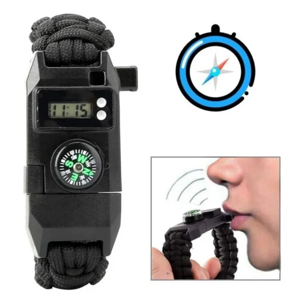 Saatli Paracord Bileklik Nurcamp - Görsel 2