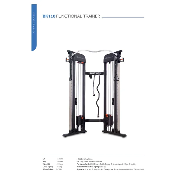 Profitness Bk110 Functional Trainer Çalışma İstasyonu - Görsel 2