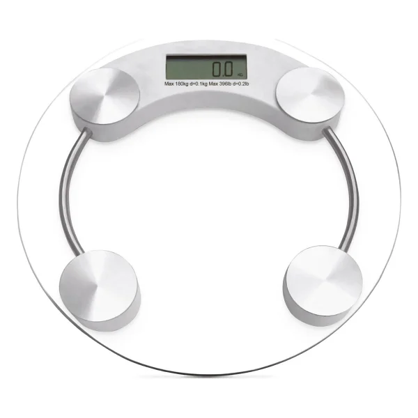 Techfit Dijital Baskül Yüksek Hassasiyetli Temperli Cam LCD Ekran Dayanıklı Şık Tasarım - Görsel 2