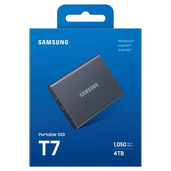 Samsung T7 Mu-Pc4t0t/Ww USB 3.2 4 TB Taşınabilir SSD - Görsel 4