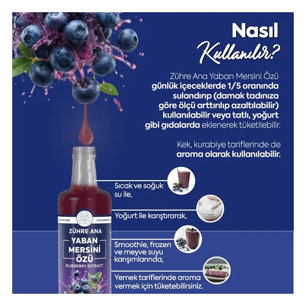 Zühre Ana Yaban Mersini Özü 640 Gr - Görsel 3