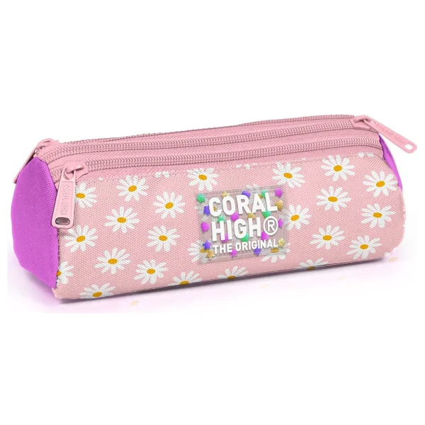 Coral High 31027 Milka Geometrik Desenli 3 Bölmeli Kalemlik - Görsel 10