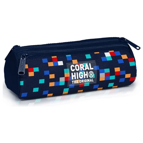 Coral High 31035 Geometrik Desenli 3 Bölmeli Kalemlik - Görsel 7